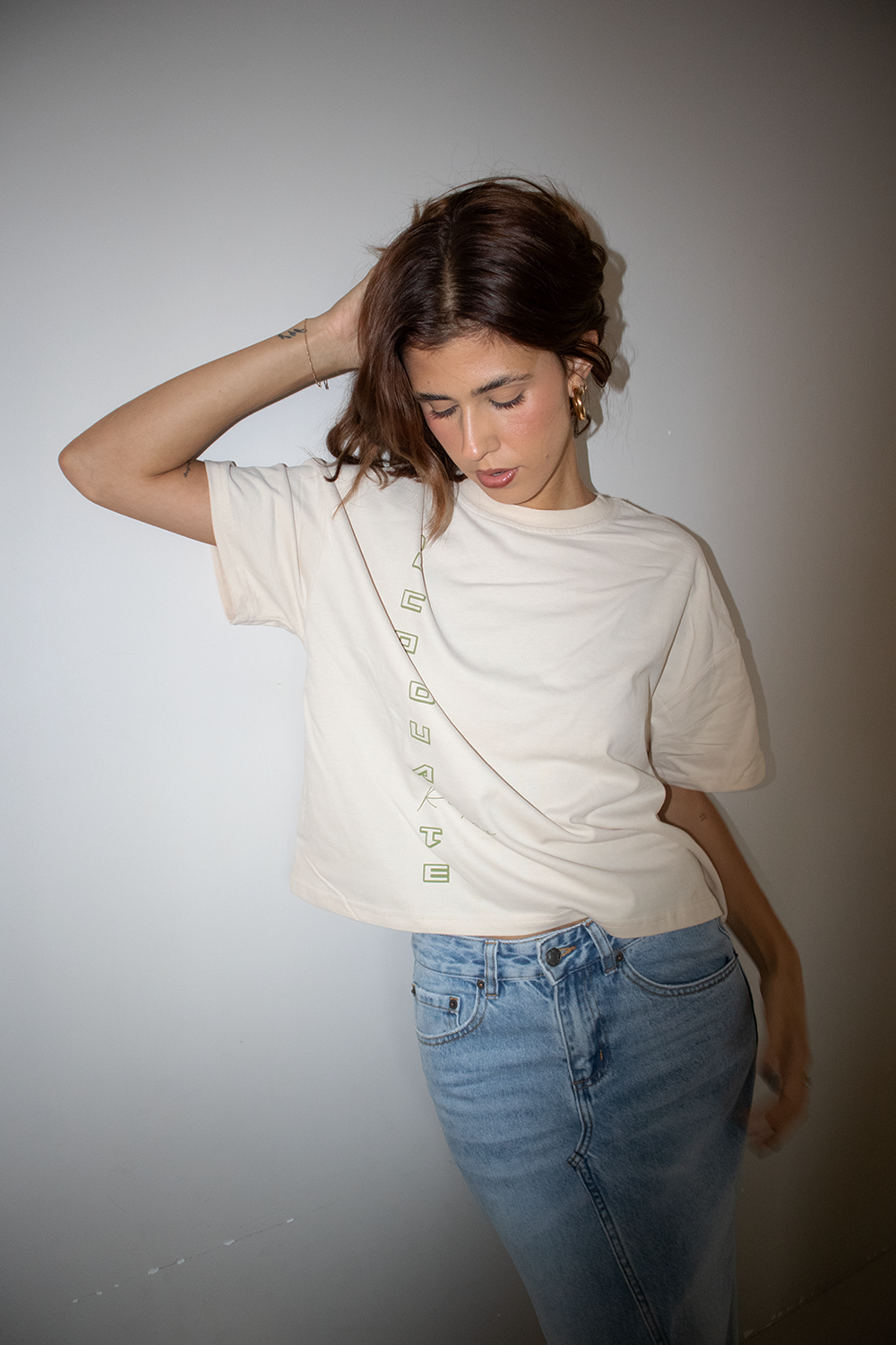 Roupas cropped tee