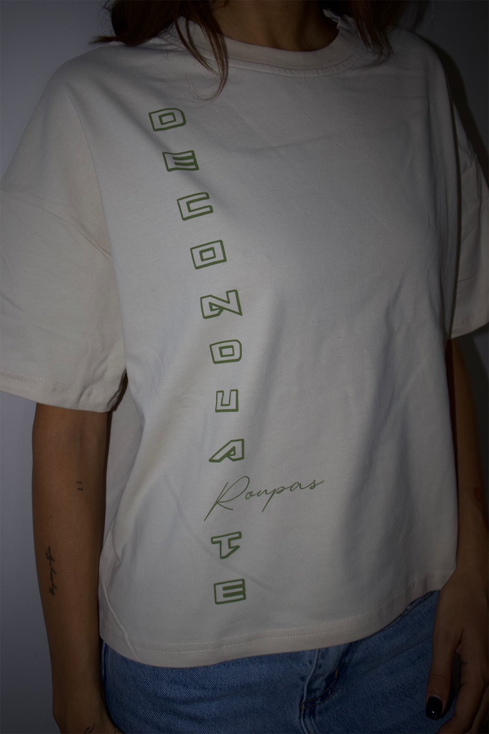 Roupas cropped tee