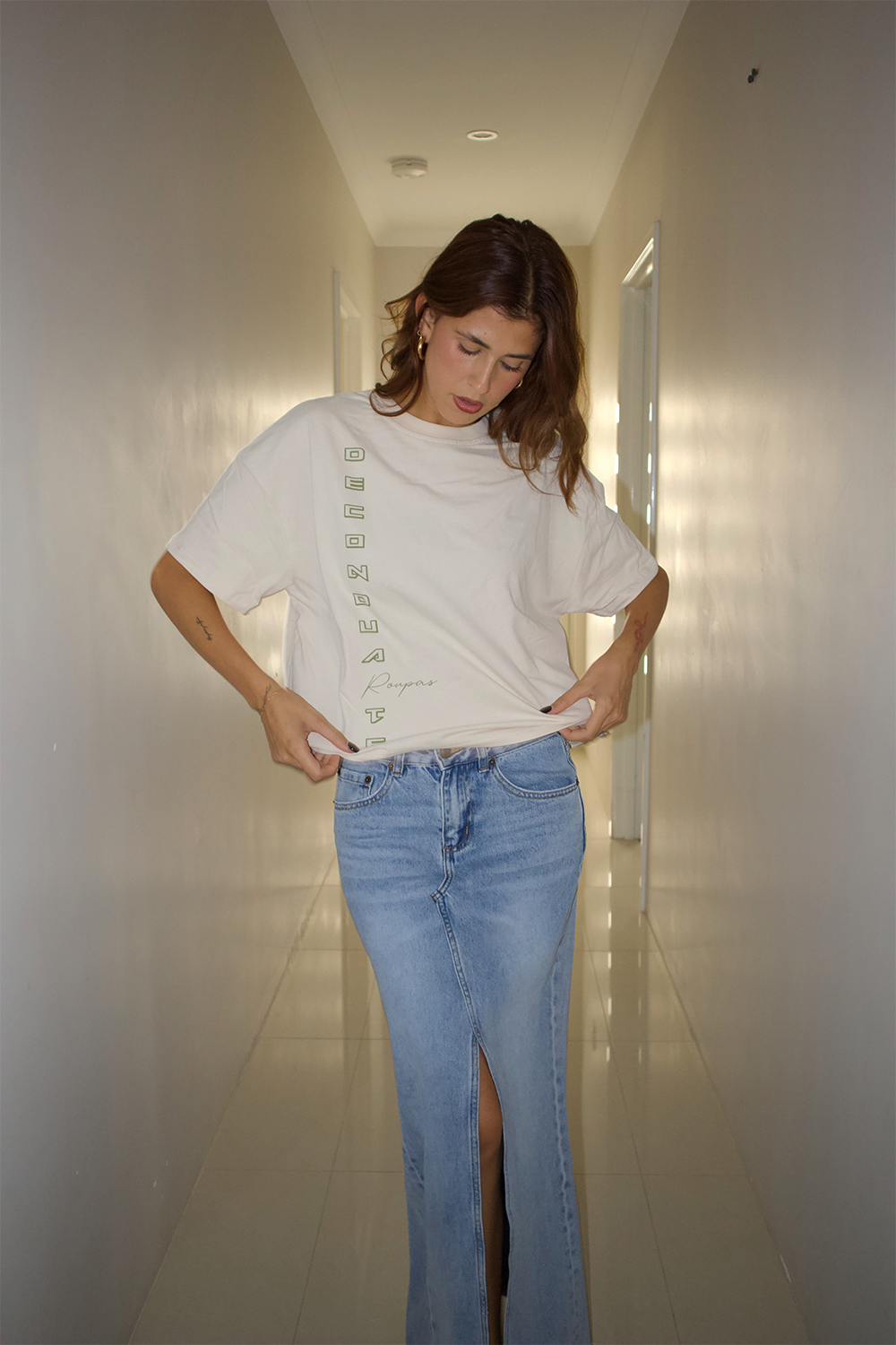 Roupas cropped tee
