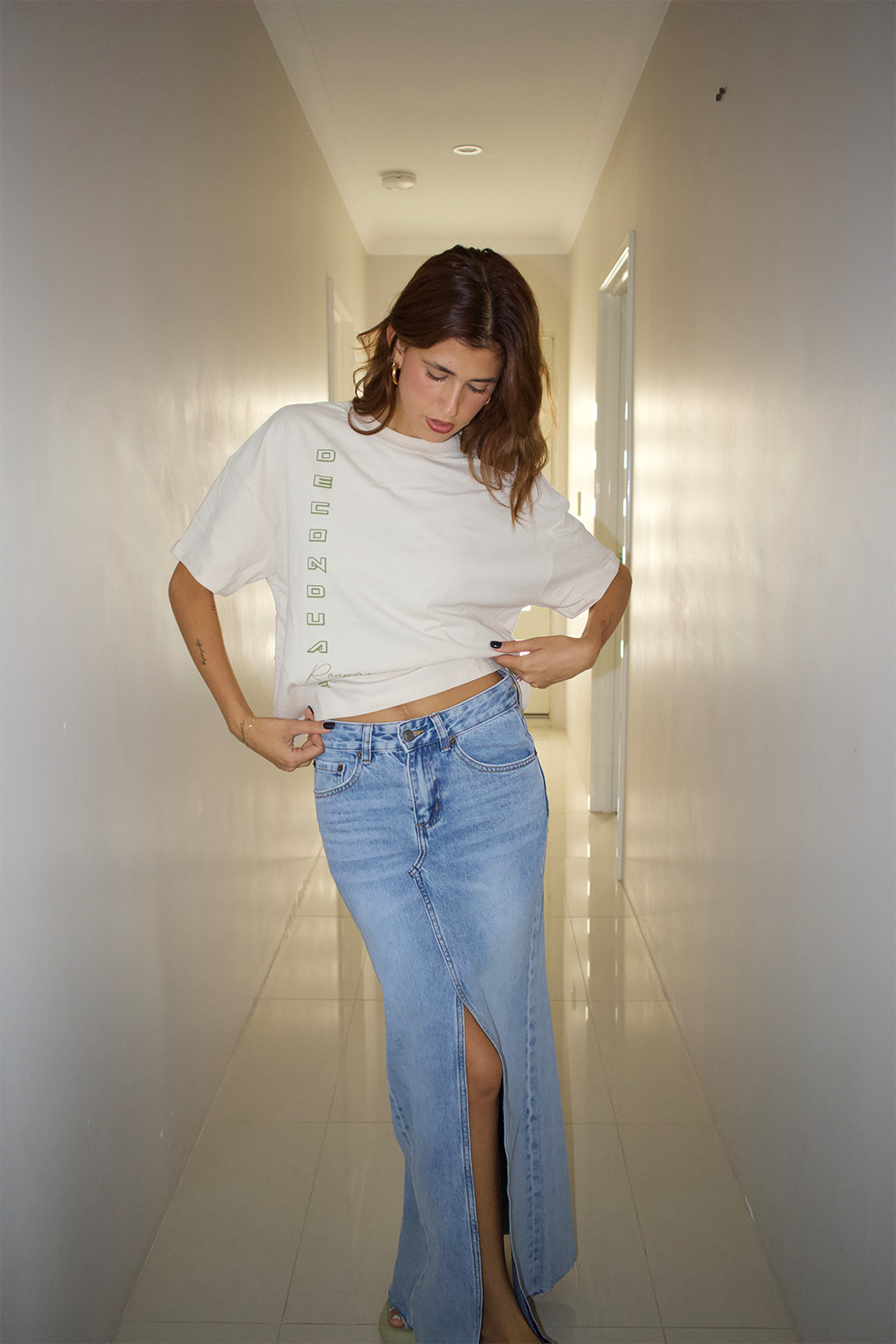 Roupas cropped tee