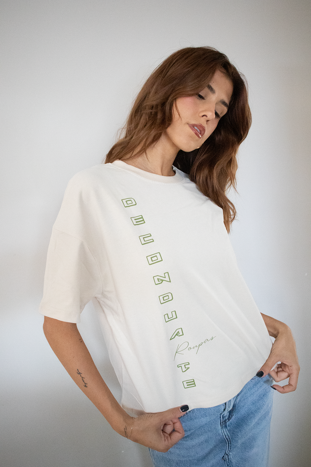 Roupas cropped tee