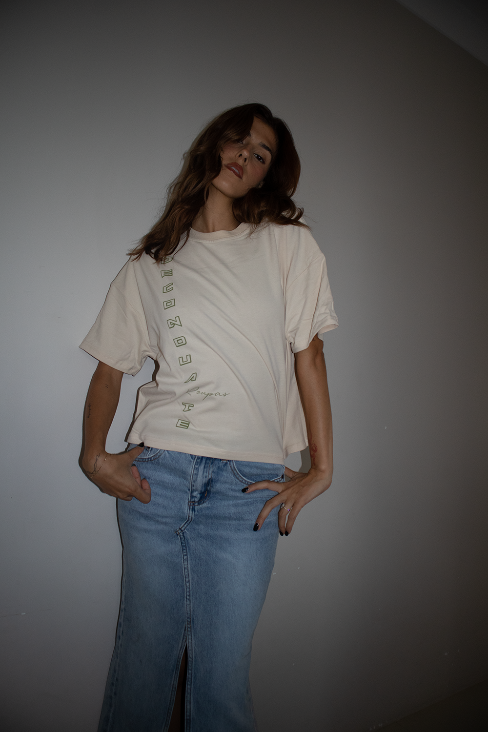 Roupas cropped tee