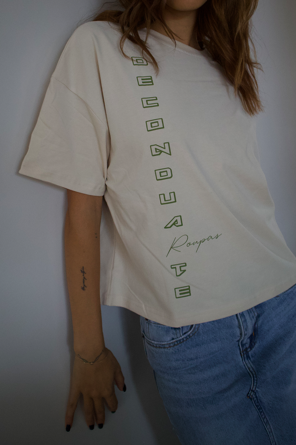 Roupas cropped tee