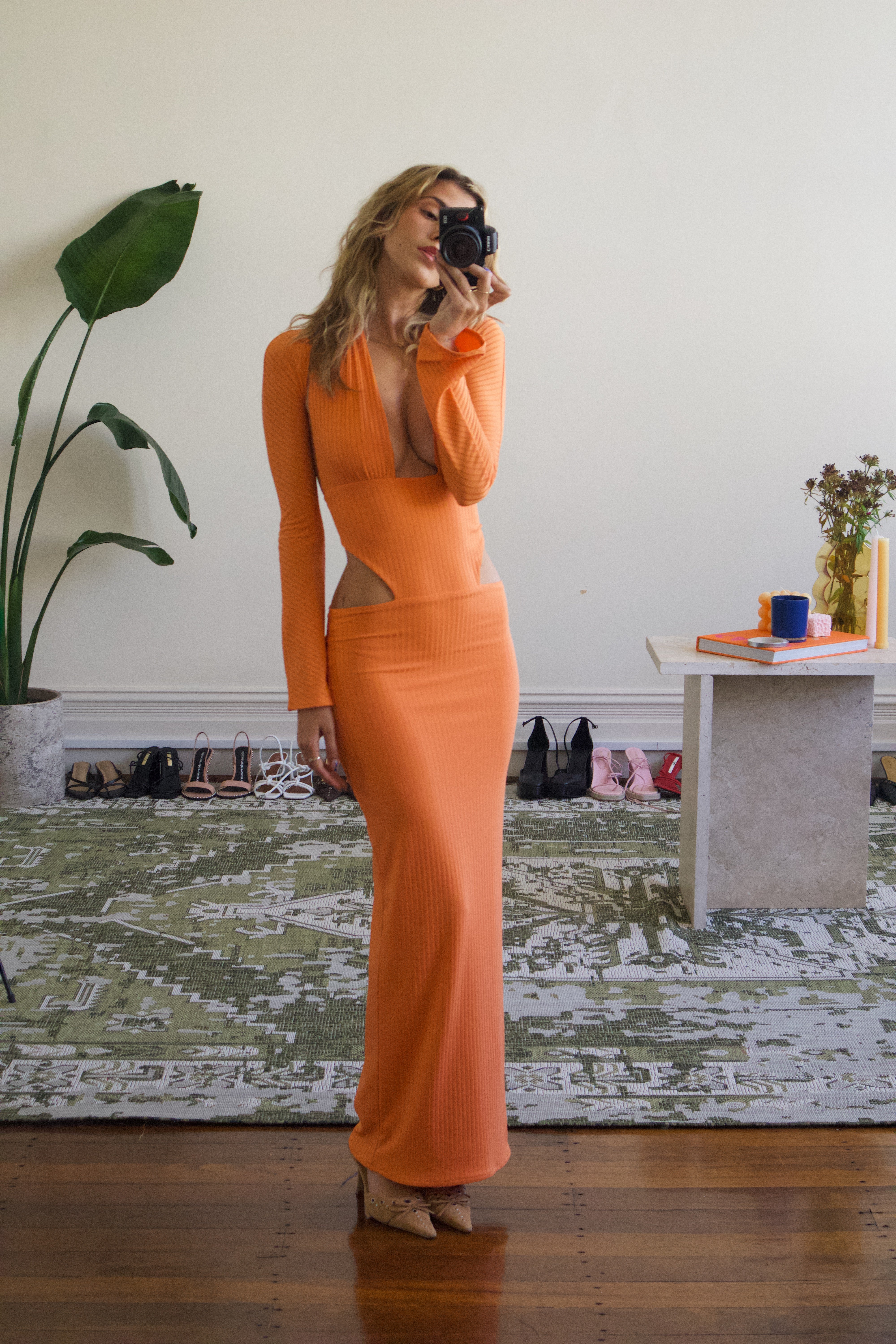 Aranciata shop wrap dress