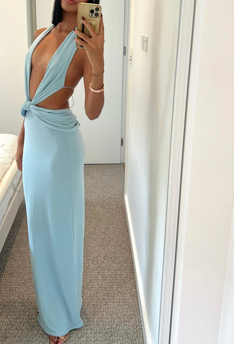 sachin and babi light blue dress JJ's House Junior Bridesmaid Dresses (416936) main image 0
