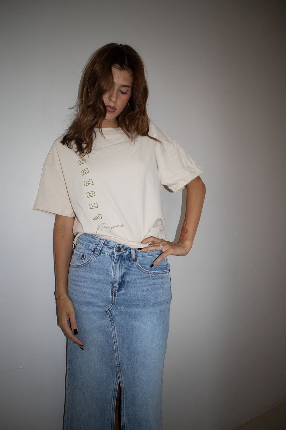 Roupas cropped tee
